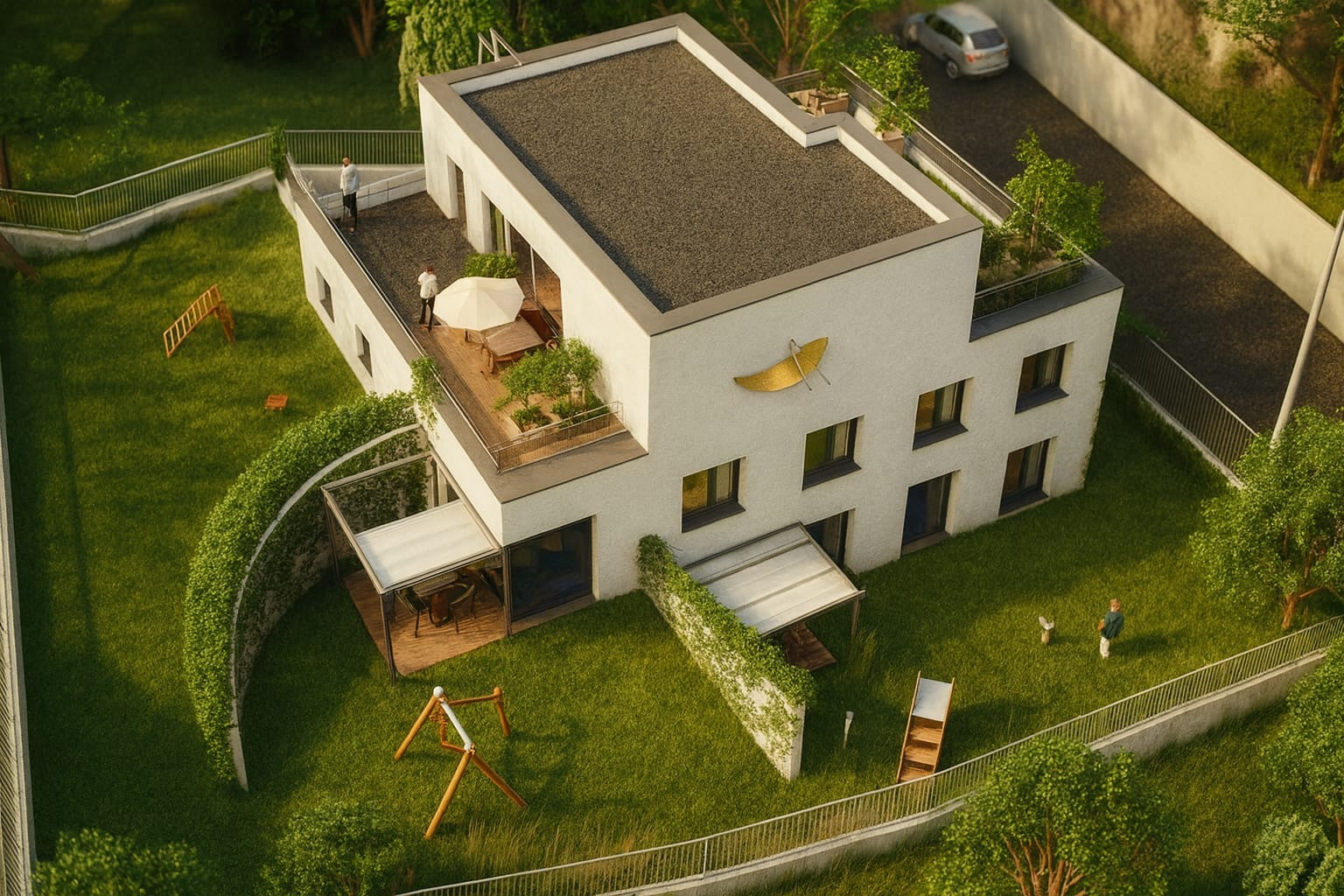 Koliba – 732 m² stavebný pozemok s projektom na 3 byty, výhľad