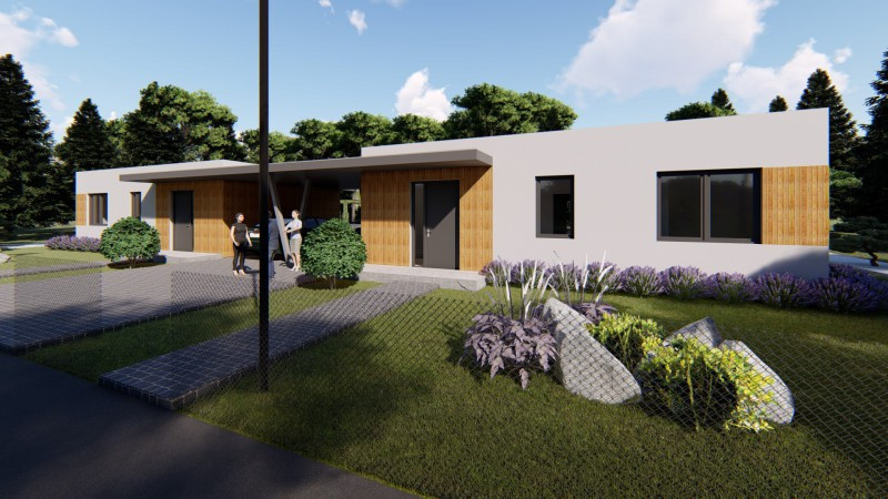 Pripravujeme - NOVOSTAVBA 3-izbový rodinný dvojdom