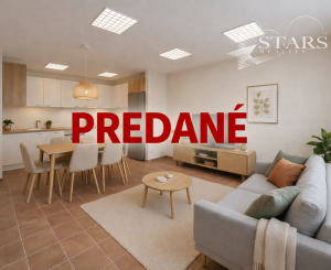 SUPER PONUKA: 5-izbový byt so záhradkou kúsok od centra v Šamoríne