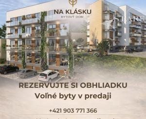 Predaj bytov v developerskom projekte NAKLASKU - Zlaté Klasy