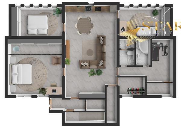 SUPER PONUKA: 5-izbový byt so záhradkou kúsok od centra v Šamoríne