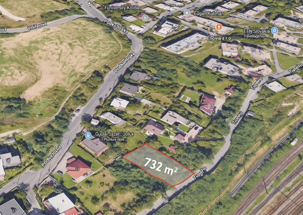 Koliba – 732 m² stavebný pozemok s projektom na 3 byty, výhľad