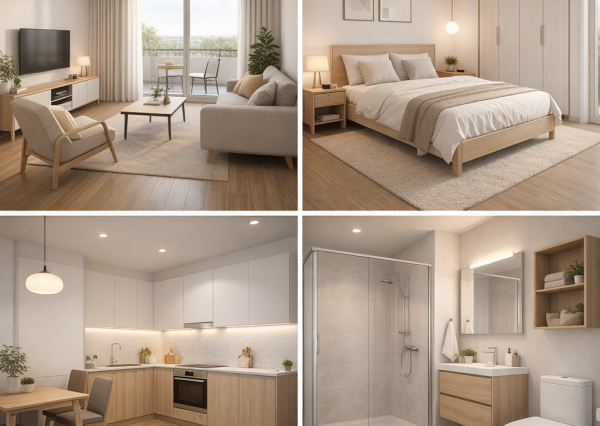 NOVOSTAVBA 2-izb. byt na prenájom v Palárikove