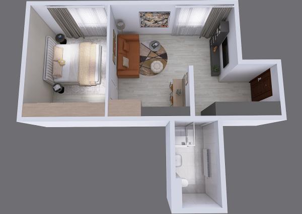 NOVOSTAVBA: 2-izb. byt v centre na prenájom