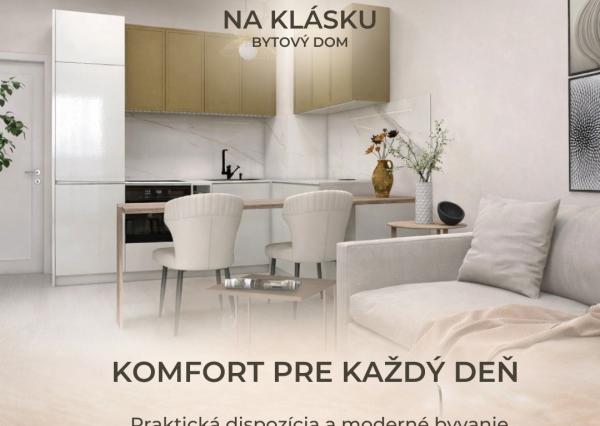 Predaj bytov v developerskom projekte NAKLASKU - Zlaté Klasy