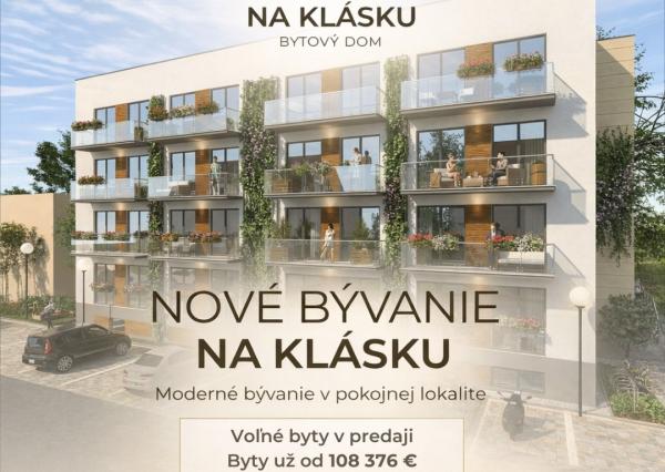 Predaj bytov v developerskom projekte NAKLASKU - Zlaté Klasy