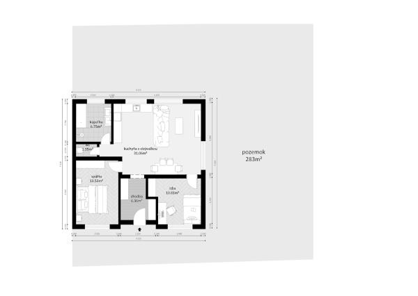 NOVOSTAVBA domov v slepej uličke - Horné Mýto